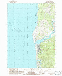 Gold Beach Oregon Historical topographic map, 1:24000 scale, 7.5 X 7.5 Minute, Year 1986