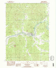 Gold Hill Oregon Historical topographic map, 1:24000 scale, 7.5 X 7.5 Minute, Year 1983