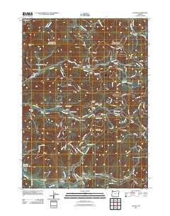 Golden Oregon Historical topographic map, 1:24000 scale, 7.5 X 7.5 Minute, Year 2011