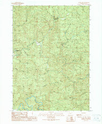 Golden Falls Oregon Historical topographic map, 1:24000 scale, 7.5 X 7.5 Minute, Year 1990