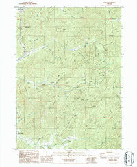 Golden Oregon Historical topographic map, 1:24000 scale, 7.5 X 7.5 Minute, Year 1986