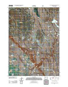Goodlow Mountain Oregon Historical topographic map, 1:24000 scale, 7.5 X 7.5 Minute, Year 2011