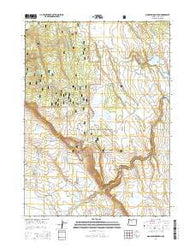 Goodlow Mountain Oregon Current topographic map, 1:24000 scale, 7.5 X 7.5 Minute, Year 2014