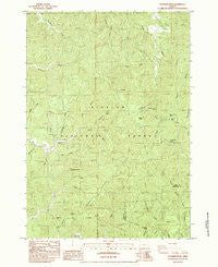 Goodwin Peak Oregon Historical topographic map, 1:24000 scale, 7.5 X 7.5 Minute, Year 1984