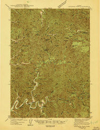 Goodwin Peak Oregon Historical topographic map, 1:62500 scale, 15 X 15 Minute, Year 1943