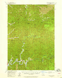 Goodwin Peak Oregon Historical topographic map, 1:62500 scale, 15 X 15 Minute, Year 1956