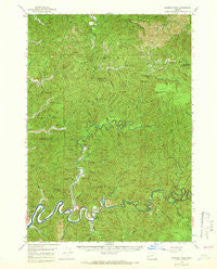 Goodwin Peak Oregon Historical topographic map, 1:62500 scale, 15 X 15 Minute, Year 1956