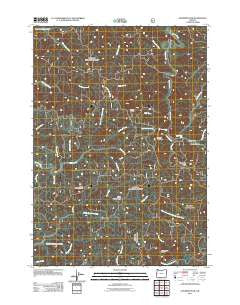 Goodwin Peak Oregon Historical topographic map, 1:24000 scale, 7.5 X 7.5 Minute, Year 2011
