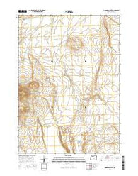 Goose Egg Butte Oregon Current topographic map, 1:24000 scale, 7.5 X 7.5 Minute, Year 2014