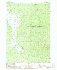 Gordon Lake Oregon Historical topographic map, 1:24000 scale, 7.5 X 7.5 Minute, Year 1988