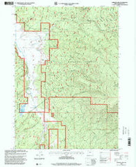 Gordon Lake Oregon Historical topographic map, 1:24000 scale, 7.5 X 7.5 Minute, Year 1998