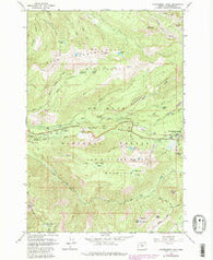 Government Camp Oregon Historical topographic map, 1:24000 scale, 7.5 X 7.5 Minute, Year 1962