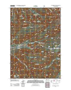 Government Camp Oregon Historical topographic map, 1:24000 scale, 7.5 X 7.5 Minute, Year 2011