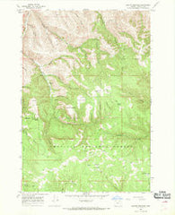 Granite Meadows Oregon Historical topographic map, 1:24000 scale, 7.5 X 7.5 Minute, Year 1967