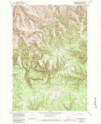 Granite Meadows Oregon Historical topographic map, 1:24000 scale, 7.5 X 7.5 Minute, Year 1967