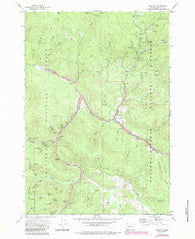 Granite Oregon Historical topographic map, 1:24000 scale, 7.5 X 7.5 Minute, Year 1972