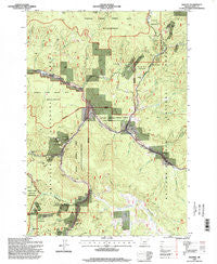 Granite Oregon Historical topographic map, 1:24000 scale, 7.5 X 7.5 Minute, Year 1995