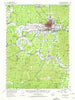 Grants Pass Oregon Historical topographic map, 1:62500 scale, 15 X 15 Minute, Year 1954