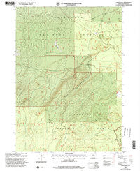 Grass Well Oregon Historical topographic map, 1:24000 scale, 7.5 X 7.5 Minute, Year 1999