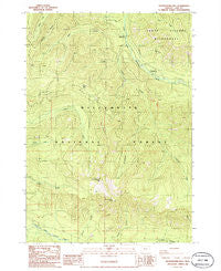 Grasshopper Mountain Oregon Historical topographic map, 1:24000 scale, 7.5 X 7.5 Minute, Year 1986