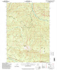 Grasshopper Mountain Oregon Historical topographic map, 1:24000 scale, 7.5 X 7.5 Minute, Year 1997