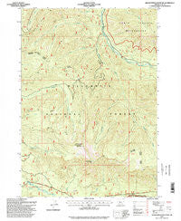 Grasshopper Mountain Oregon Historical topographic map, 1:24000 scale, 7.5 X 7.5 Minute, Year 1997