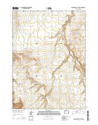 Grasshopper Flat South Oregon Current topographic map, 1:24000 scale, 7.5 X 7.5 Minute, Year 2014