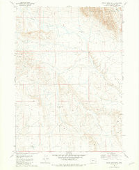 Grassy Ridge Well Oregon Historical topographic map, 1:24000 scale, 7.5 X 7.5 Minute, Year 1981