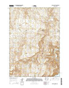Grassy Mountain Oregon Current topographic map, 1:24000 scale, 7.5 X 7.5 Minute, Year 2014