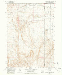 Graveyard Point Idaho Historical topographic map, 1:24000 scale, 7.5 X 7.5 Minute, Year 1967