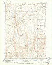 Graveyard Point Idaho Historical topographic map, 1:24000 scale, 7.5 X 7.5 Minute, Year 1967