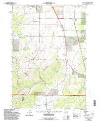Gray Butte Oregon Historical topographic map, 1:24000 scale, 7.5 X 7.5 Minute, Year 1992