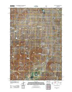 Gray Butte Oregon Historical topographic map, 1:24000 scale, 7.5 X 7.5 Minute, Year 2011