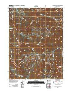 Grayback Mountain Oregon Historical topographic map, 1:24000 scale, 7.5 X 7.5 Minute, Year 2011