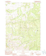 Graylock Butte Oregon Historical topographic map, 1:24000 scale, 7.5 X 7.5 Minute, Year 1990
