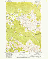 Green Mountain Oregon Historical topographic map, 1:24000 scale, 7.5 X 7.5 Minute, Year 1949