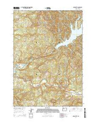 Green Peter Oregon Current topographic map, 1:24000 scale, 7.5 X 7.5 Minute, Year 2014