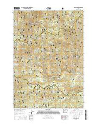 Greenhorn Oregon Current topographic map, 1:24000 scale, 7.5 X 7.5 Minute, Year 2014