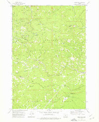 Greenhorn Oregon Historical topographic map, 1:24000 scale, 7.5 X 7.5 Minute, Year 1972