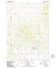 Grizzly Mtn Oregon Historical topographic map, 1:24000 scale, 7.5 X 7.5 Minute, Year 1988