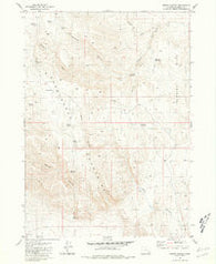 Groan Canyon Oregon Historical topographic map, 1:24000 scale, 7.5 X 7.5 Minute, Year 1981