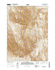 Groan Canyon Oregon Current topographic map, 1:24000 scale, 7.5 X 7.5 Minute, Year 2014
