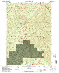 Groundhog Mountain Oregon Historical topographic map, 1:24000 scale, 7.5 X 7.5 Minute, Year 1997