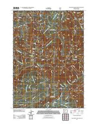 Groundhog Mountain Oregon Historical topographic map, 1:24000 scale, 7.5 X 7.5 Minute, Year 2011