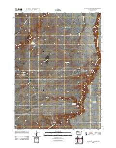 Guadalupe Meadows Oregon Historical topographic map, 1:24000 scale, 7.5 X 7.5 Minute, Year 2011