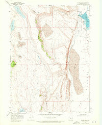 Guano Lake Oregon Historical topographic map, 1:24000 scale, 7.5 X 7.5 Minute, Year 1968