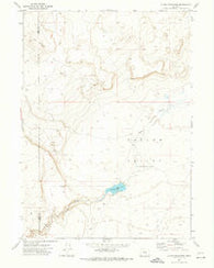 Guano Reservoir Oregon Historical topographic map, 1:24000 scale, 7.5 X 7.5 Minute, Year 1971
