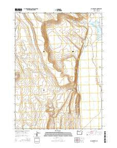 Guano Lake Oregon Current topographic map, 1:24000 scale, 7.5 X 7.5 Minute, Year 2014