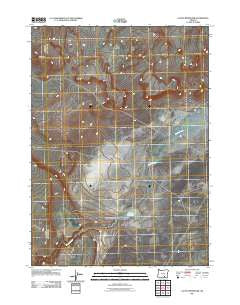 Guano Reservoir Oregon Historical topographic map, 1:24000 scale, 7.5 X 7.5 Minute, Year 2011