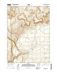Guano Reservoir Oregon Current topographic map, 1:24000 scale, 7.5 X 7.5 Minute, Year 2014